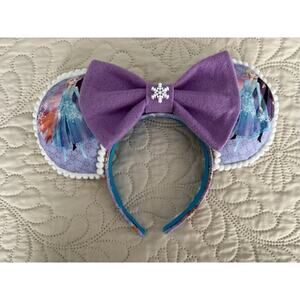 Disney Frozen Anna Elsa Handmade Minnie Ears